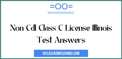 illinois class c practice exam